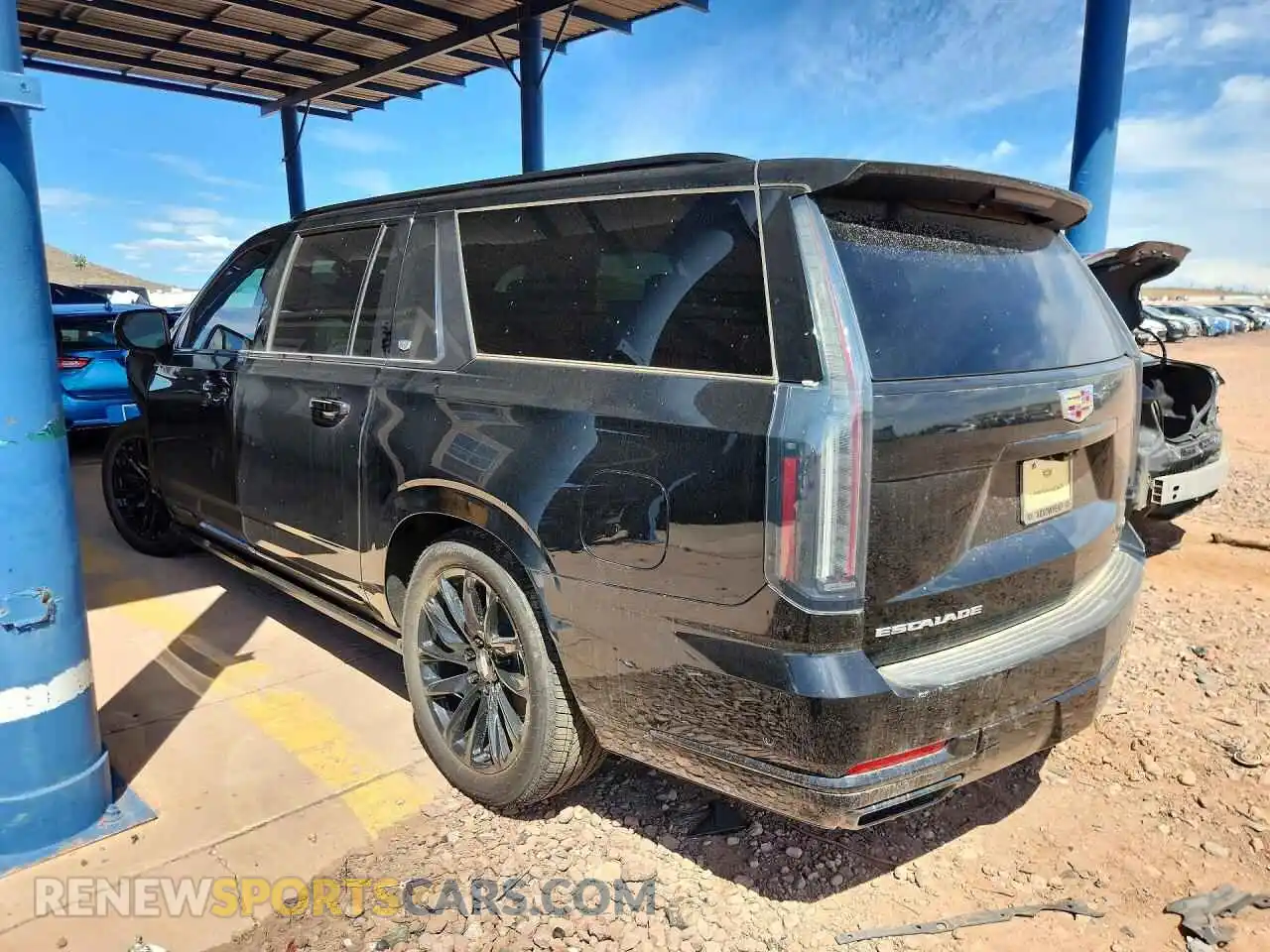 2 Photograph of a damaged car 1GYS9RRL2SR349105 CADILLAC ESCALADE 2025
