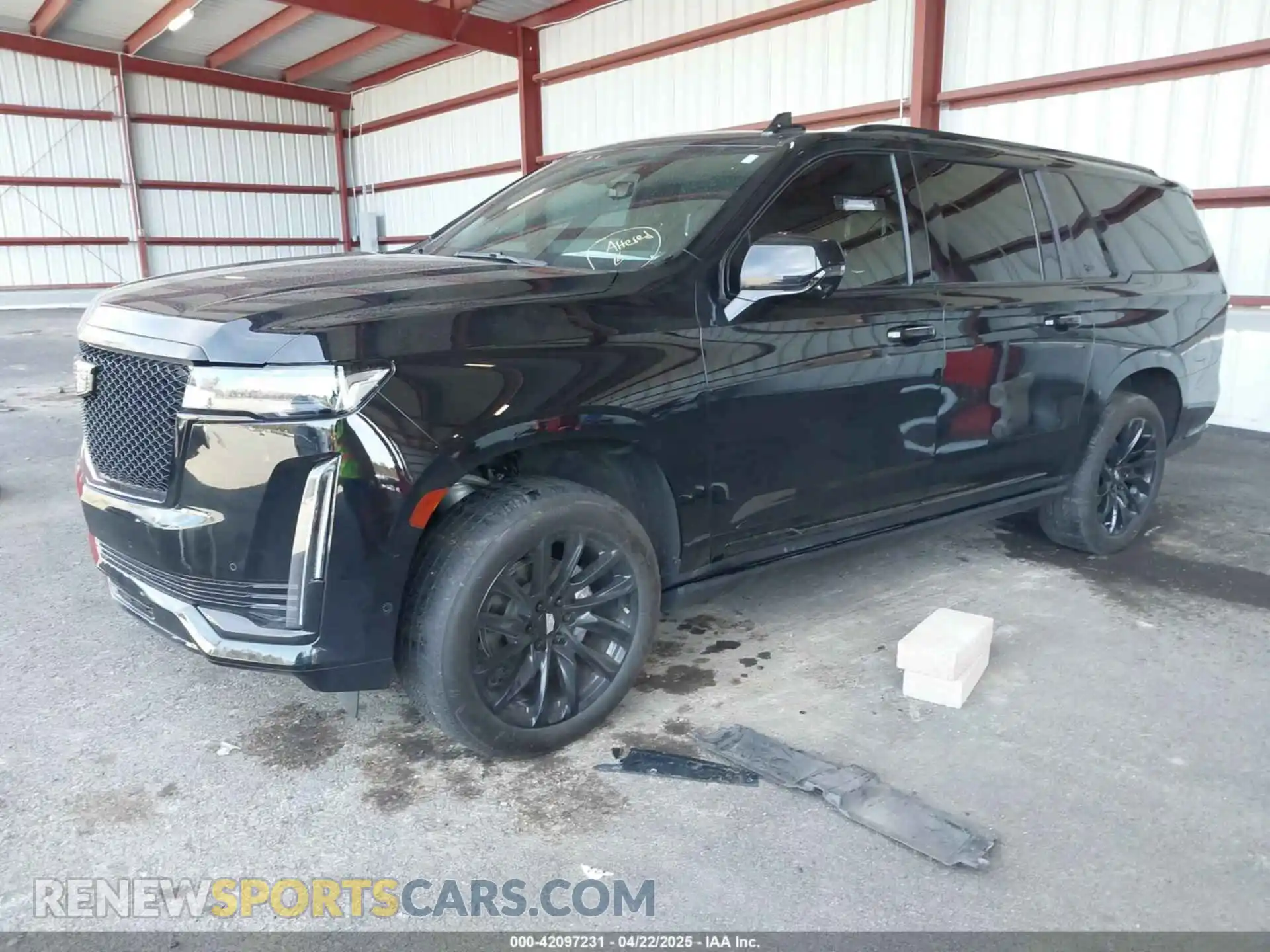 2 Photograph of a damaged car 1GYS4RKL8PR219829 CADILLAC ESCALADE ESV 2023
