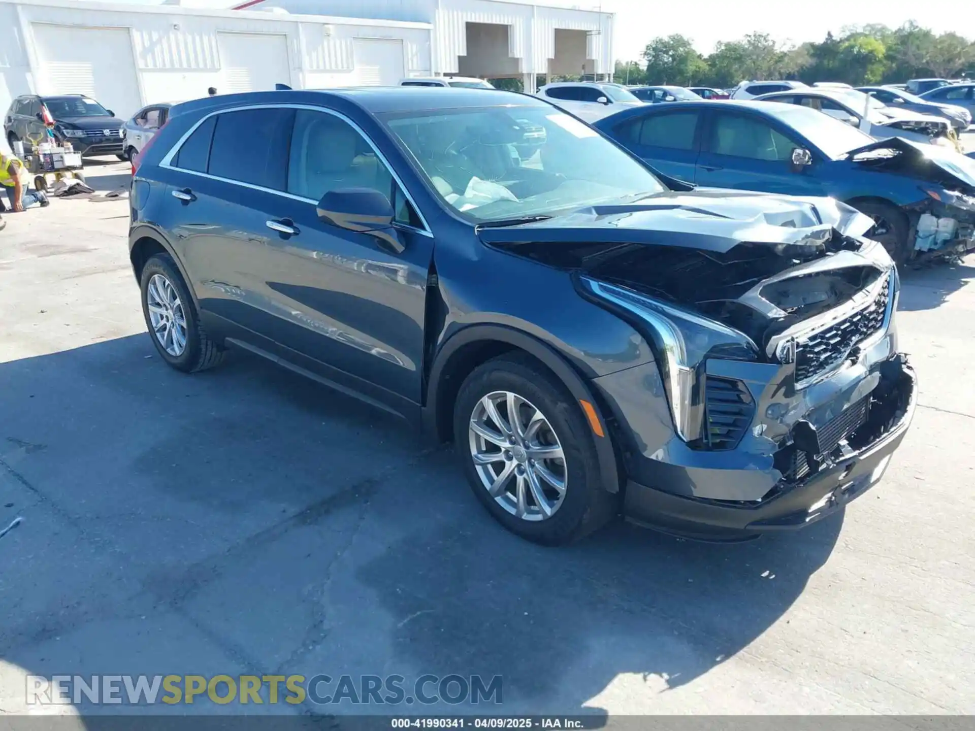 1 Photograph of a damaged car 1GYAZAR45KF185338 CADILLAC XT4 2019