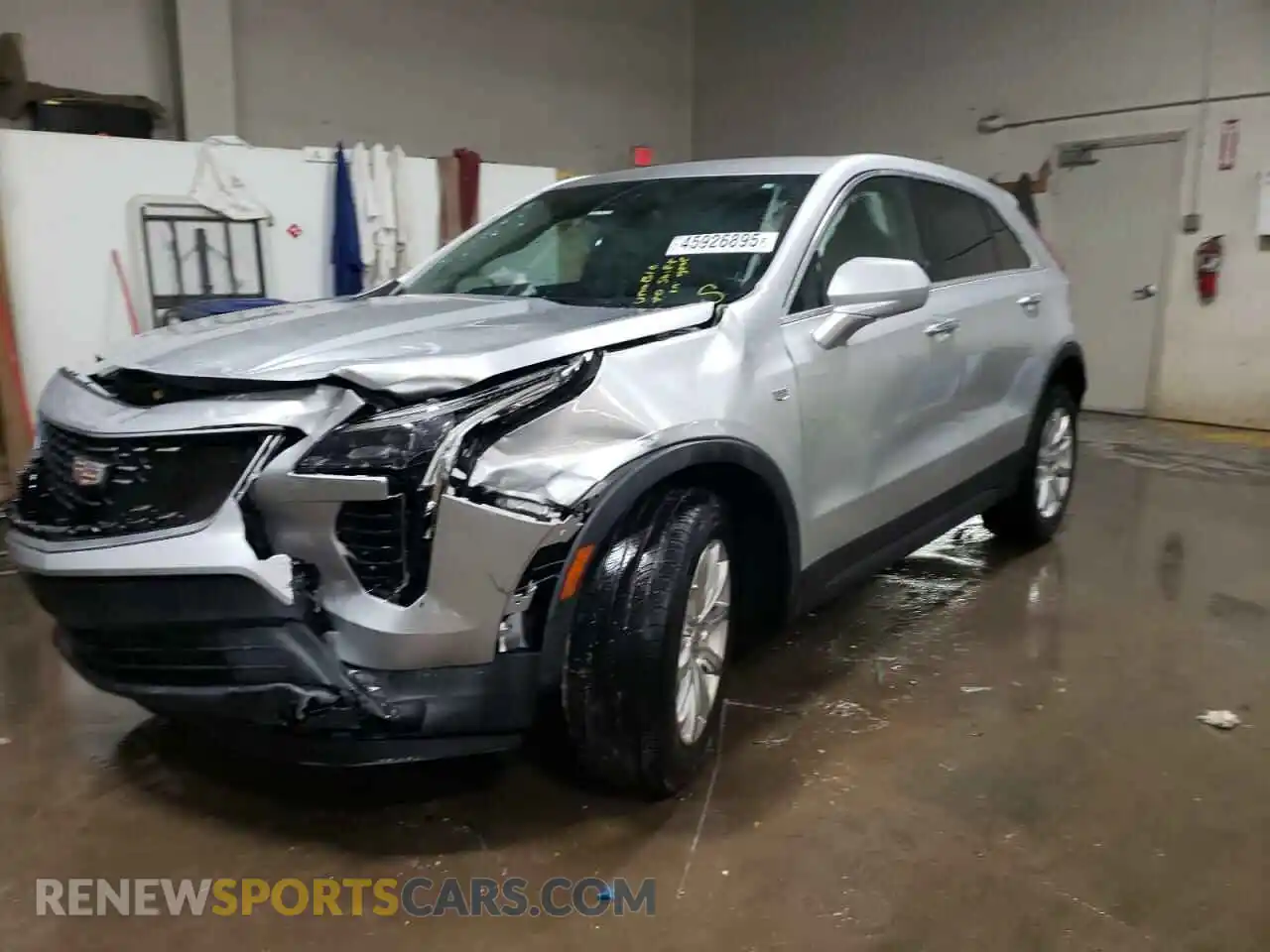 1 Photograph of a damaged car 1GYFZBR44KF128401 CADILLAC XT4 2019