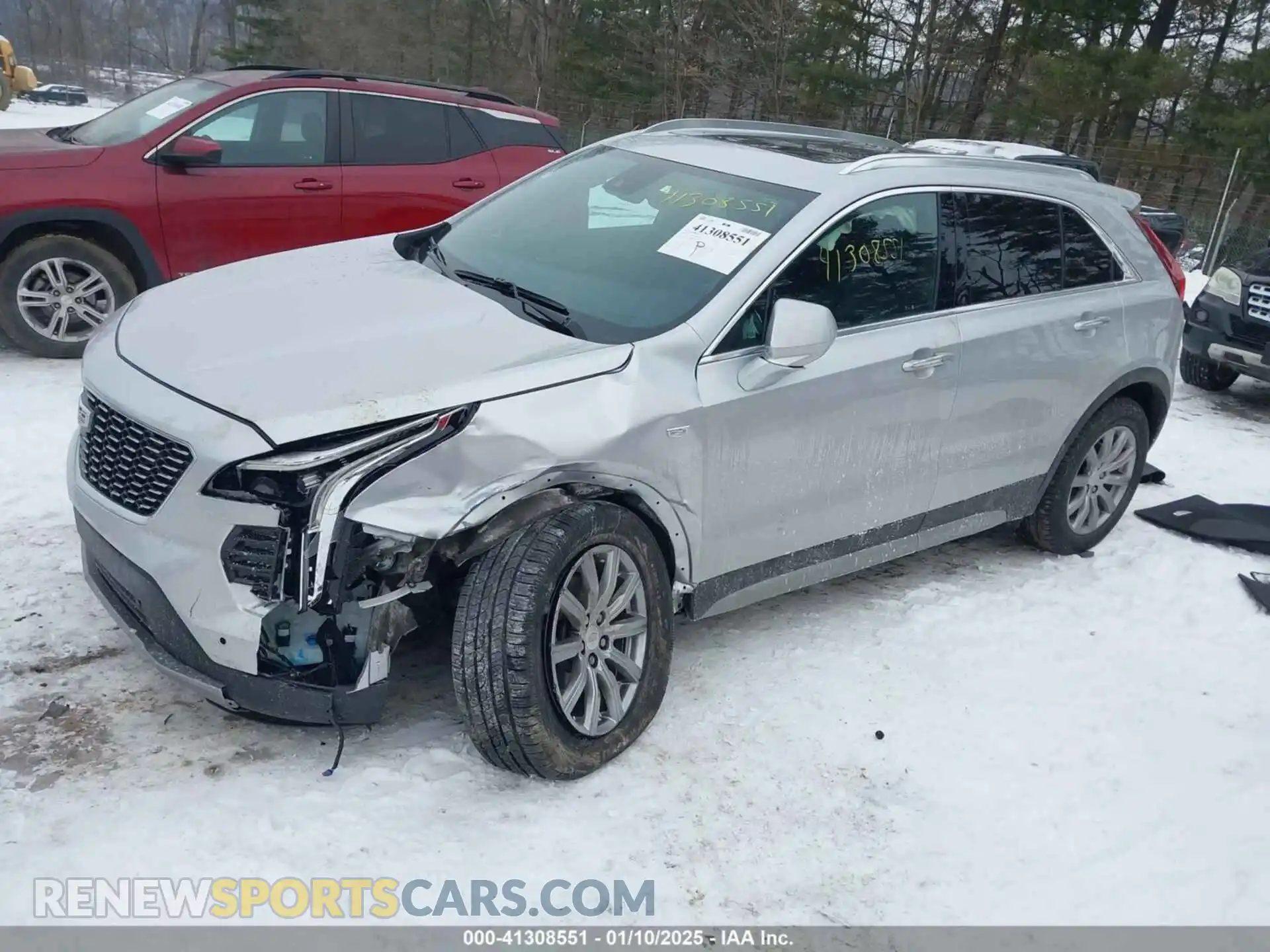 2 Photograph of a damaged car 1GYFZCR42KF223397 CADILLAC XT4 2019