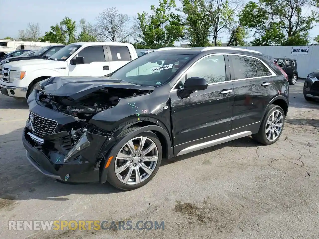 1 Photograph of a damaged car 1GYFZCR4XKF100124 CADILLAC XT4 2019