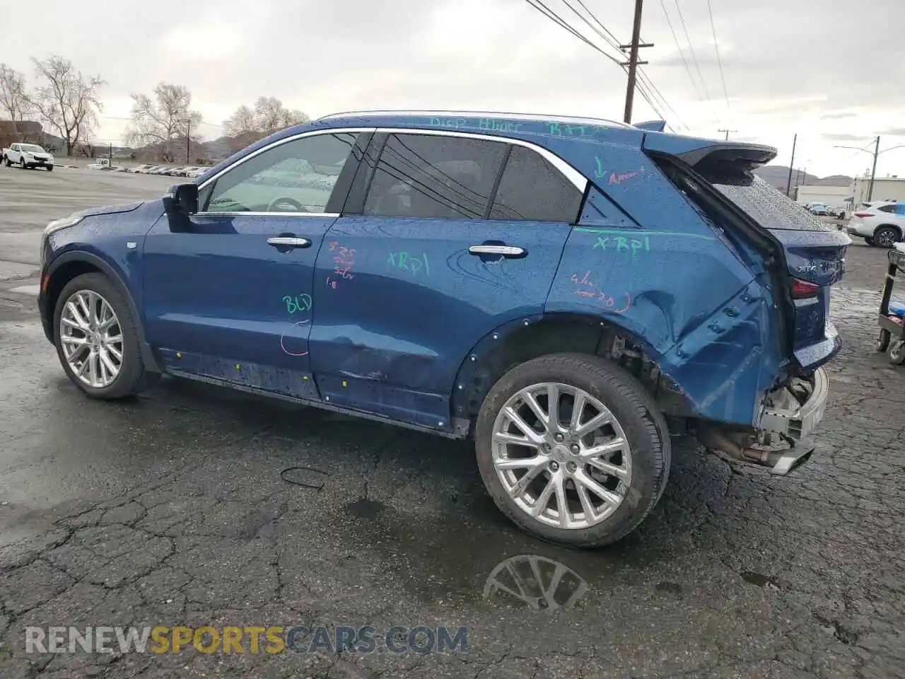 2 Photograph of a damaged car 1GYFZCR4XKF172523 CADILLAC XT4 2019