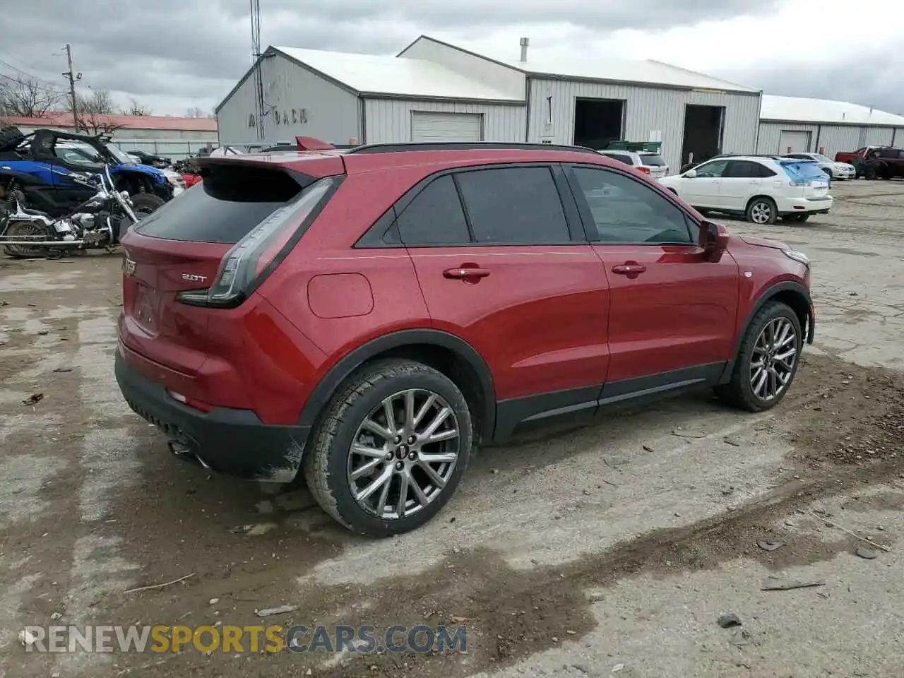 3 fotografías del automóvil dañado 1GYFZER46KF154063 CADILLAC XT4 2019