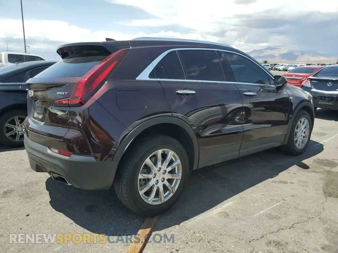 3 Photograph of a damaged car 1GYAZAR40LF059910 CADILLAC XT4 2020