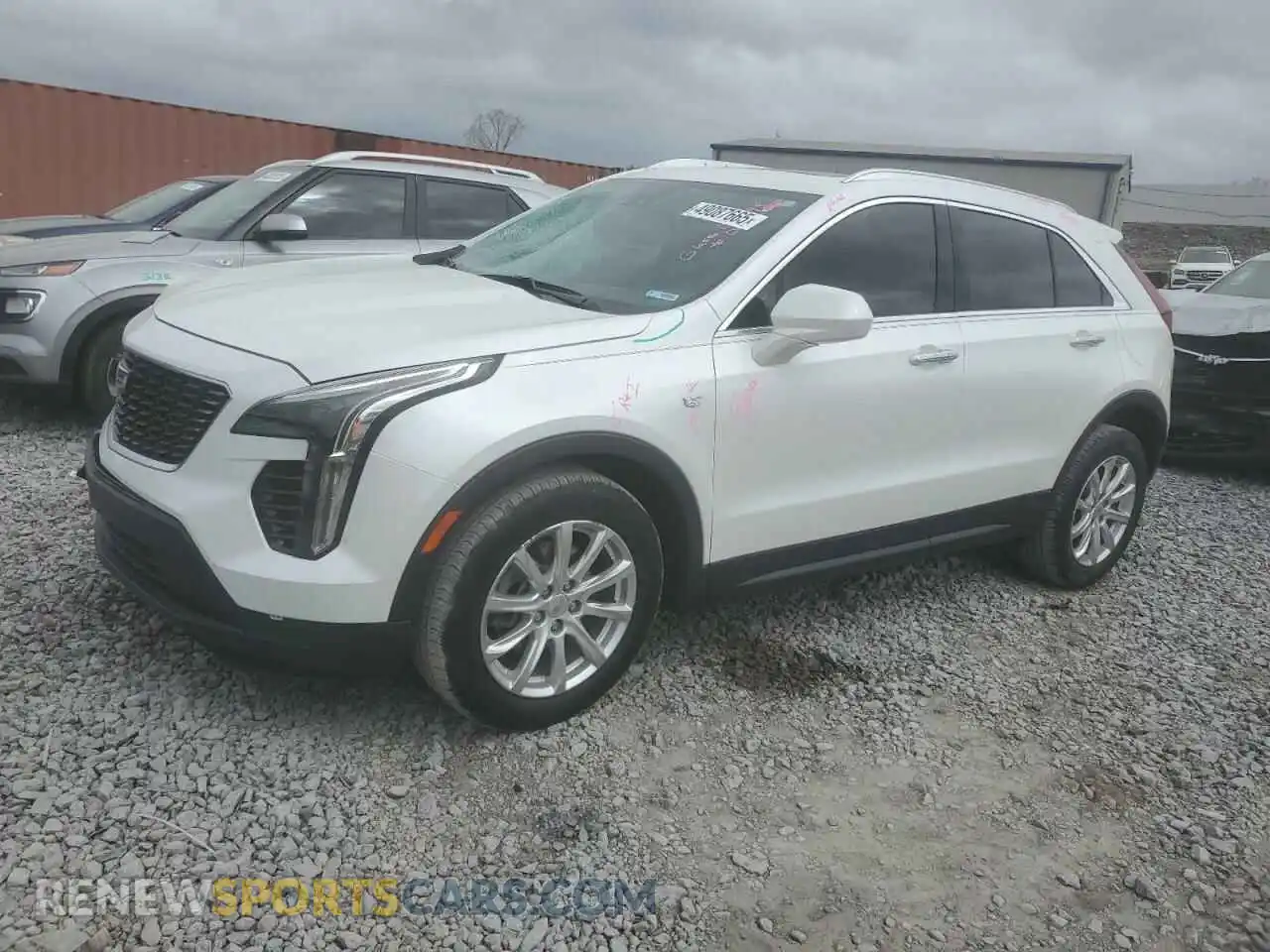 1 Photograph of a damaged car 1GYAZAR46LF070460 CADILLAC XT4 2020
