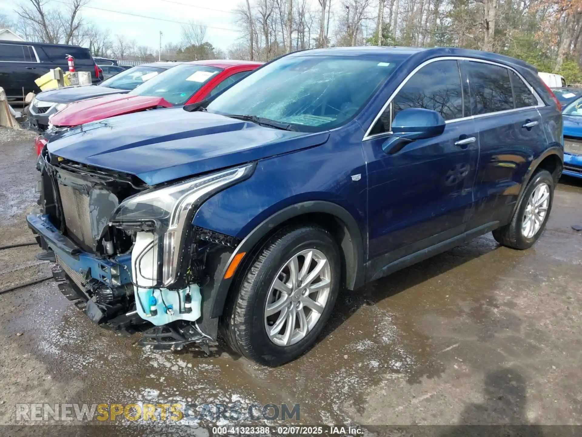 2 Photograph of a damaged car 1GYFZBR43LF127113 CADILLAC XT4 2020
