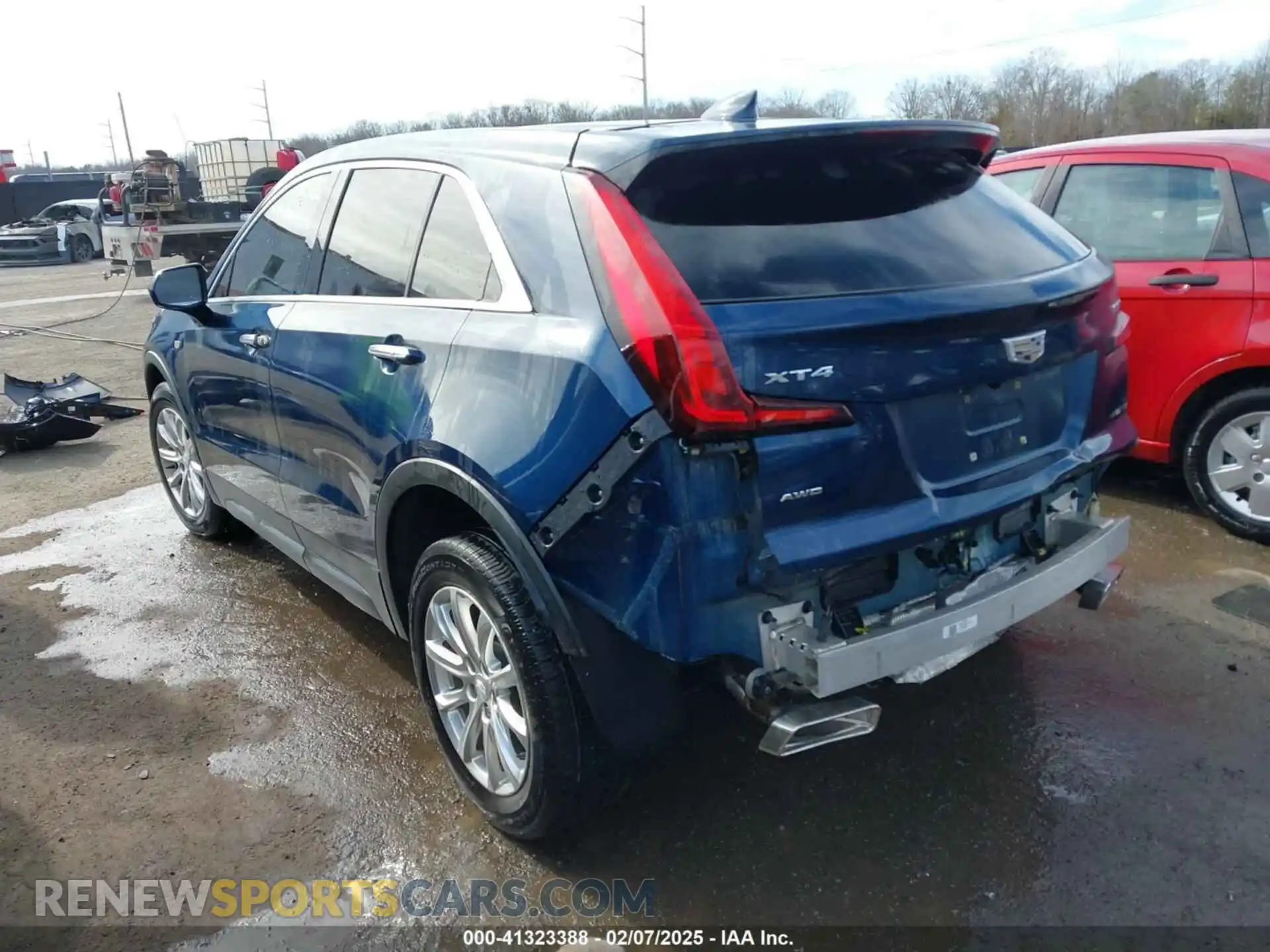 3 Photograph of a damaged car 1GYFZBR43LF127113 CADILLAC XT4 2020