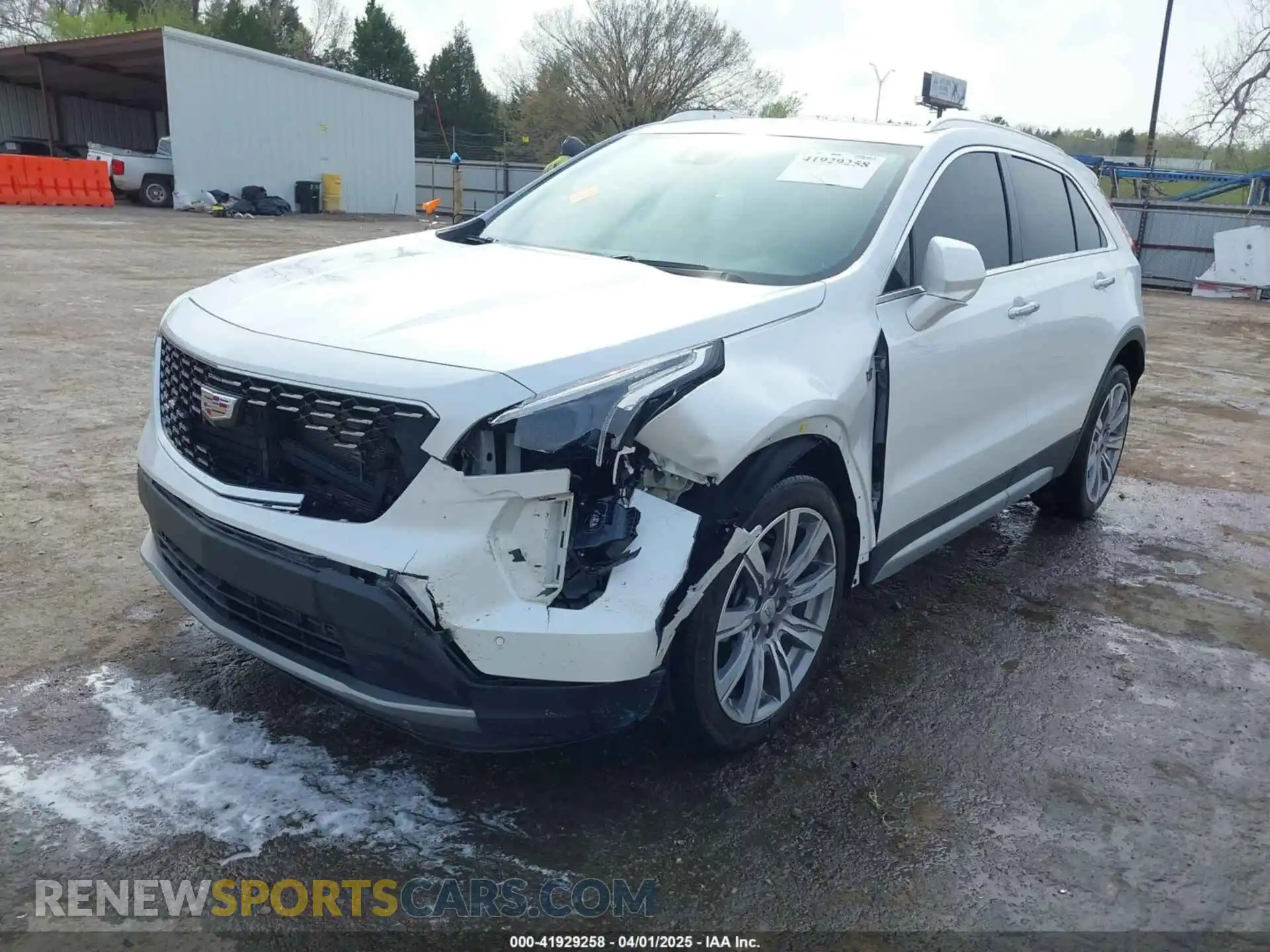 2 Photograph of a damaged car 1GYFZCR40LF023118 CADILLAC XT4 2020