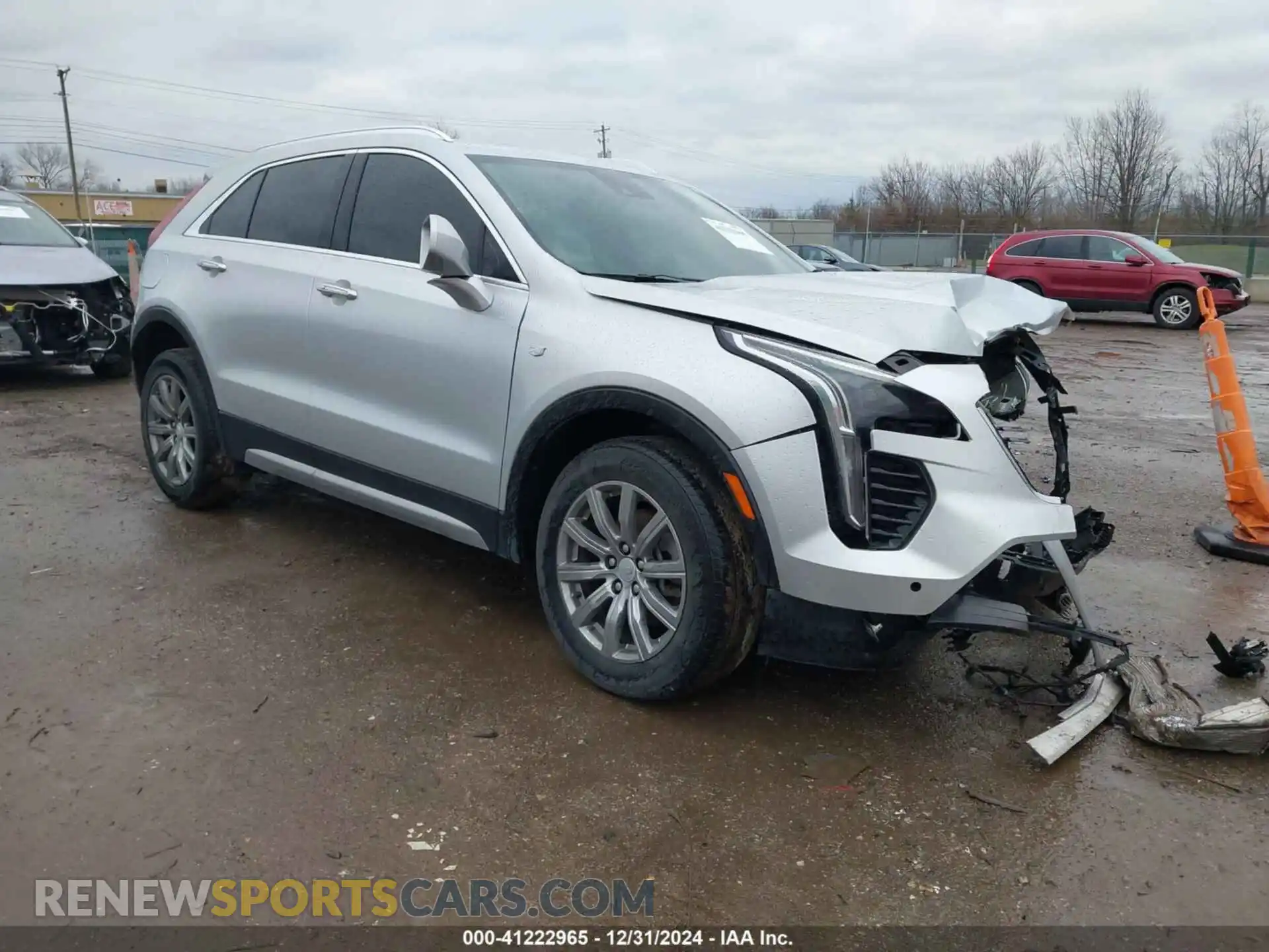 1 Photograph of a damaged car 1GYFZDR49LF056320 CADILLAC XT4 2020