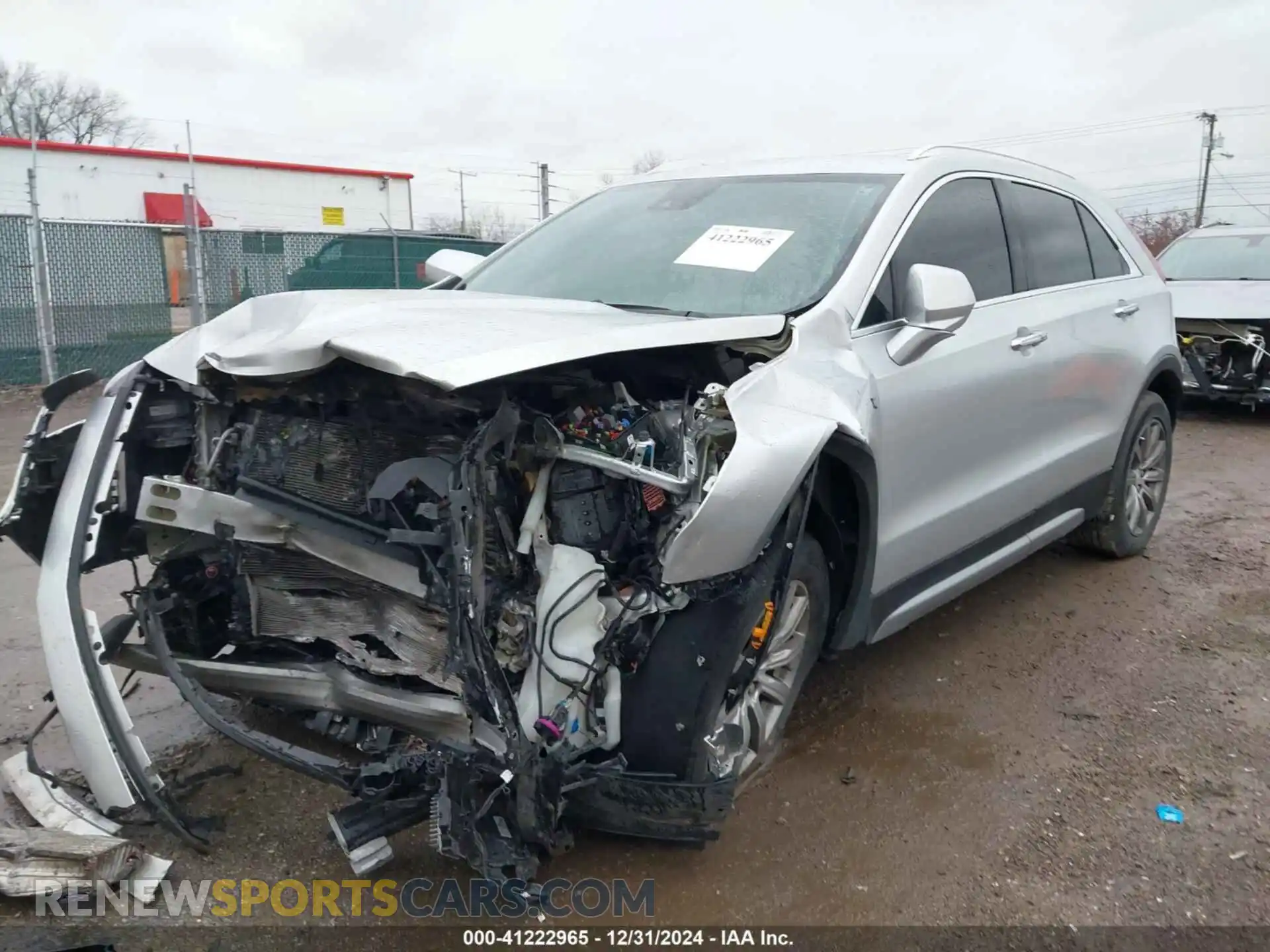 2 Photograph of a damaged car 1GYFZDR49LF056320 CADILLAC XT4 2020