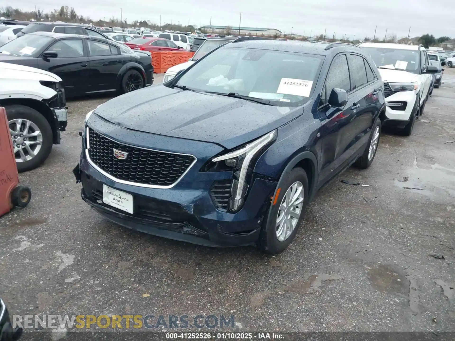 2 Photograph of a damaged car 1GYFZER40LF138071 CADILLAC XT4 2020