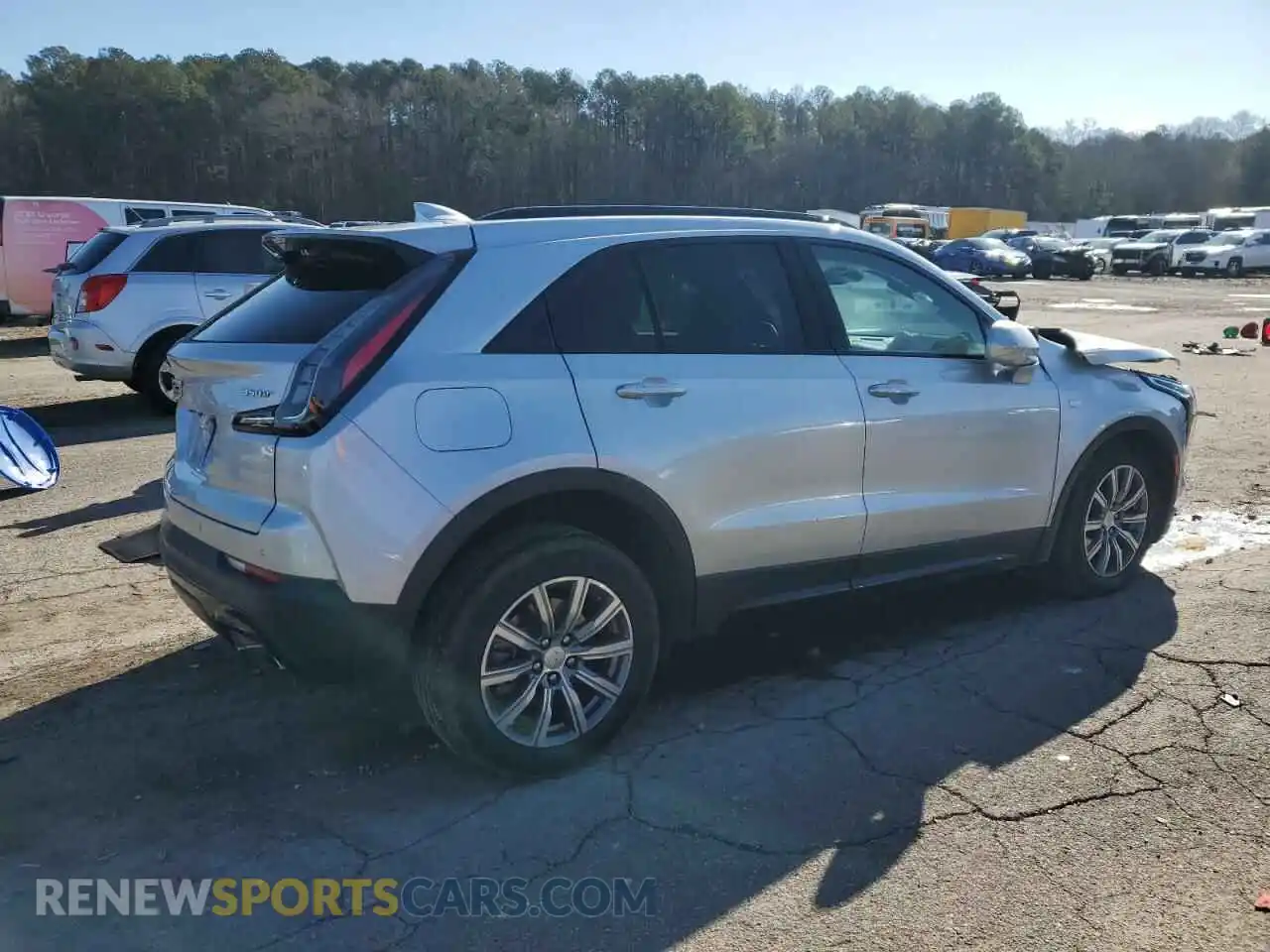 3 Photograph of a damaged car 1GYFZER48LF069887 CADILLAC XT4 2020