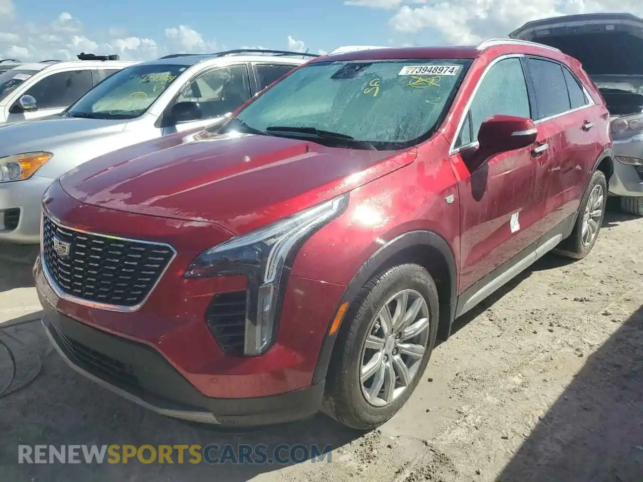 1 Photograph of a damaged car 1GYFZCR41MF018334 CADILLAC XT4 2021