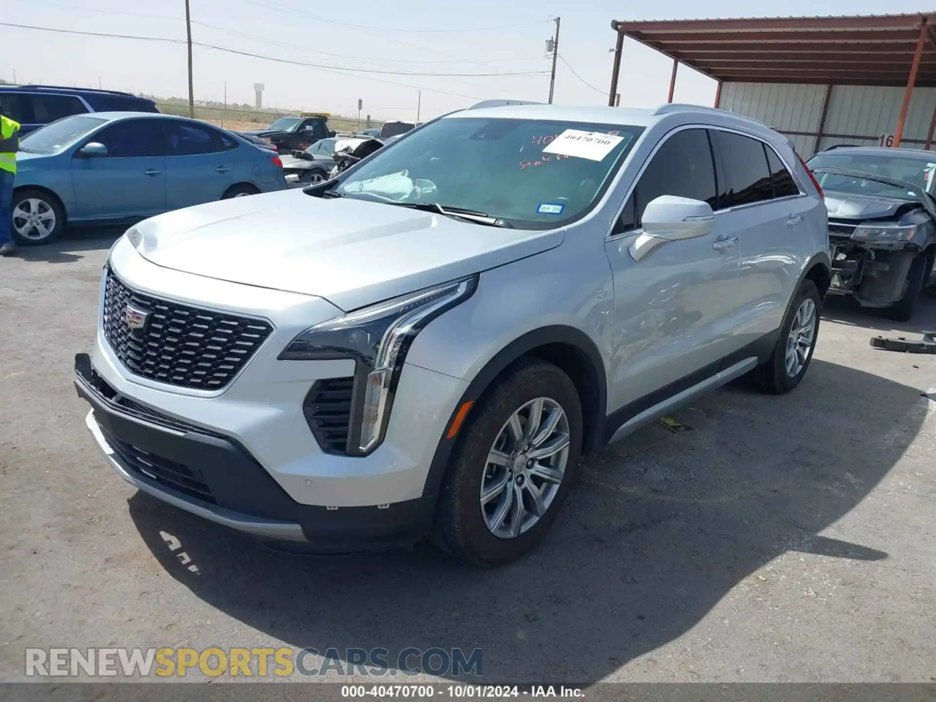 2 fotografías del automóvil dañado 1GYFZCR42MF005253 CADILLAC XT4 2021