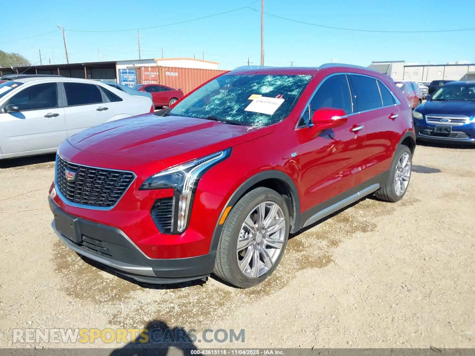2 Photograph of a damaged car 1GYFZCR45MF083316 CADILLAC XT4 2021