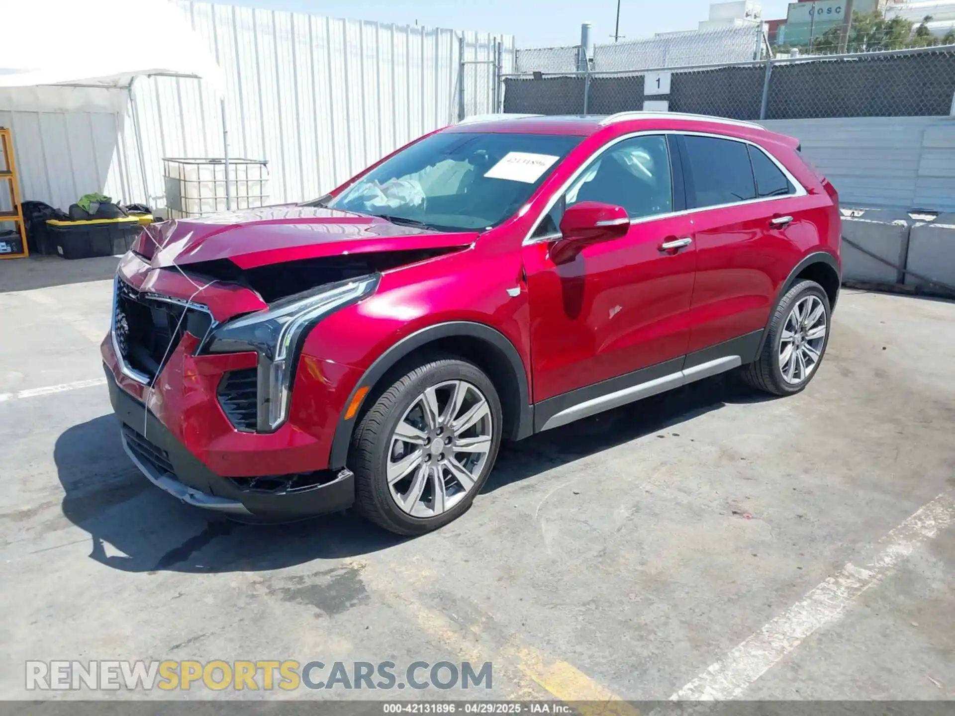 2 Photograph of a damaged car 1GYFZCR48MF004849 CADILLAC XT4 2021
