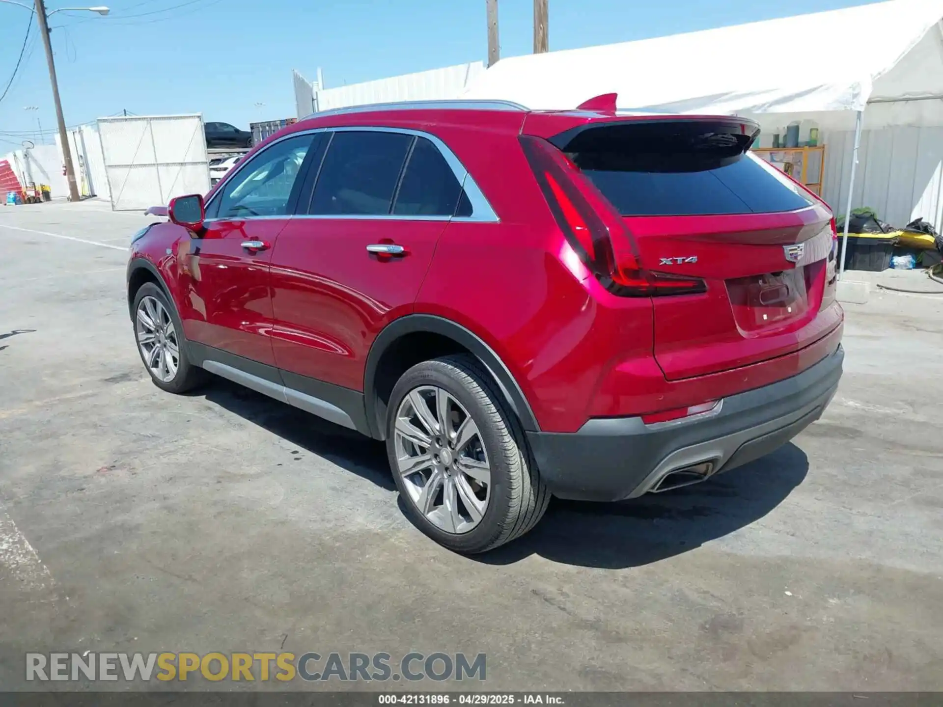 3 Photograph of a damaged car 1GYFZCR48MF004849 CADILLAC XT4 2021