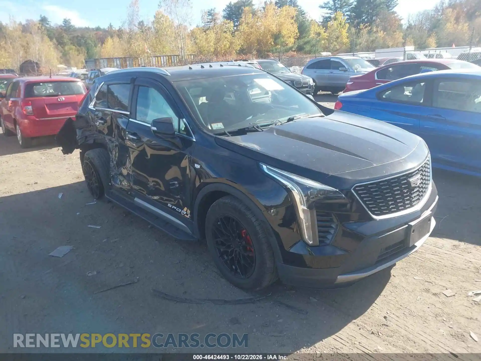 1 fotografías del automóvil dañado 1GYFZDR44MF001985 CADILLAC XT4 2021