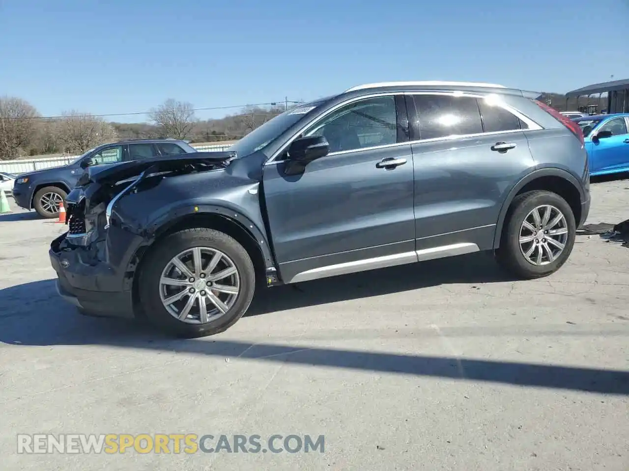 1 Photograph of a damaged car 1GYFZDR47MF002175 CADILLAC XT4 2021