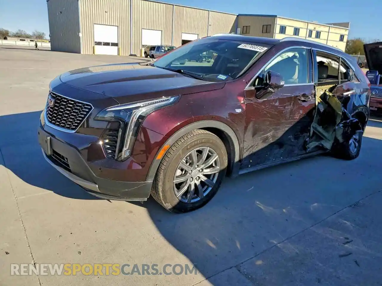 1 Photograph of a damaged car 1GYFZDR47MF056446 CADILLAC XT4 2021