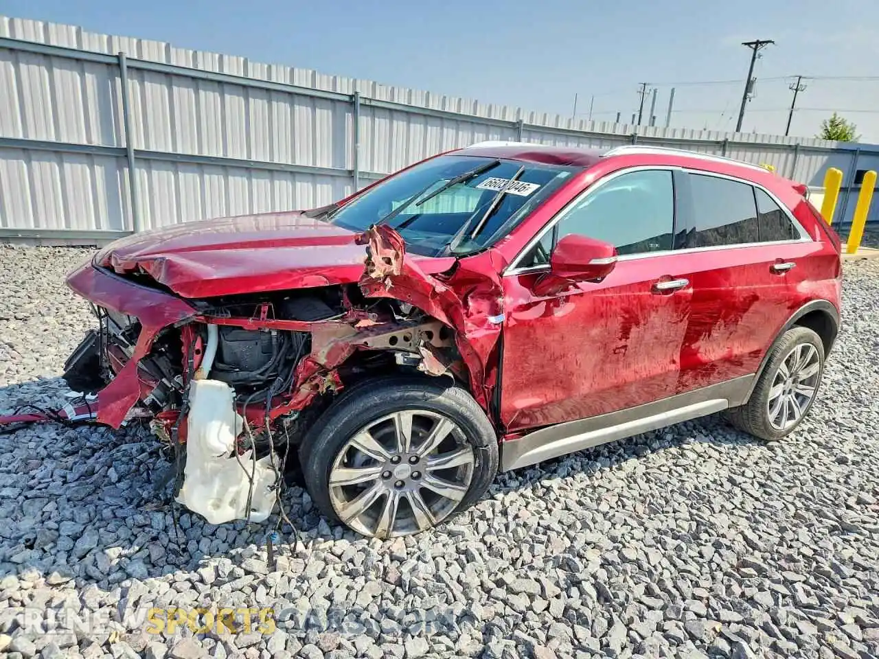 1 Photograph of a damaged car 1GYFZDR48MF039039 CADILLAC XT4 2021