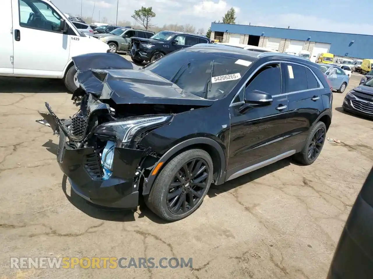 1 Photograph of a damaged car 1GYFZDR48MF081095 CADILLAC XT4 2021