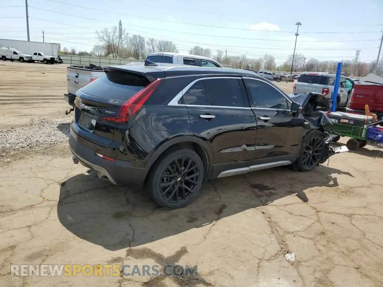 3 Photograph of a damaged car 1GYFZDR48MF081095 CADILLAC XT4 2021