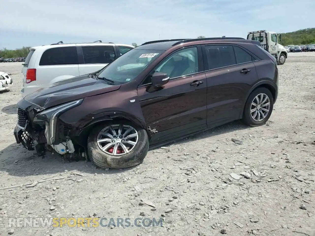 1 Photograph of a damaged car 1GYFZFR41MF036477 CADILLAC XT4 2021
