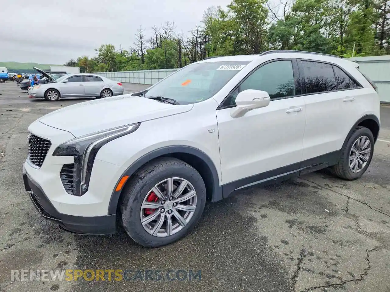 1 Photograph of a damaged car 1GYFZFR48MF017506 CADILLAC XT4 2021