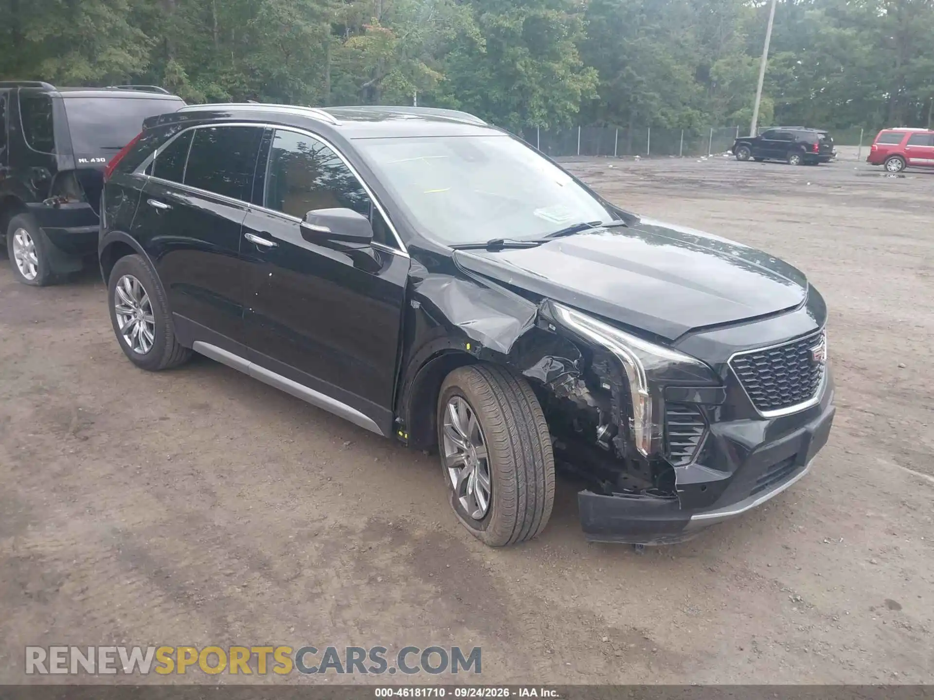 1 Photograph of a damaged car 1GYFZDR43NF161793 CADILLAC XT4 2022