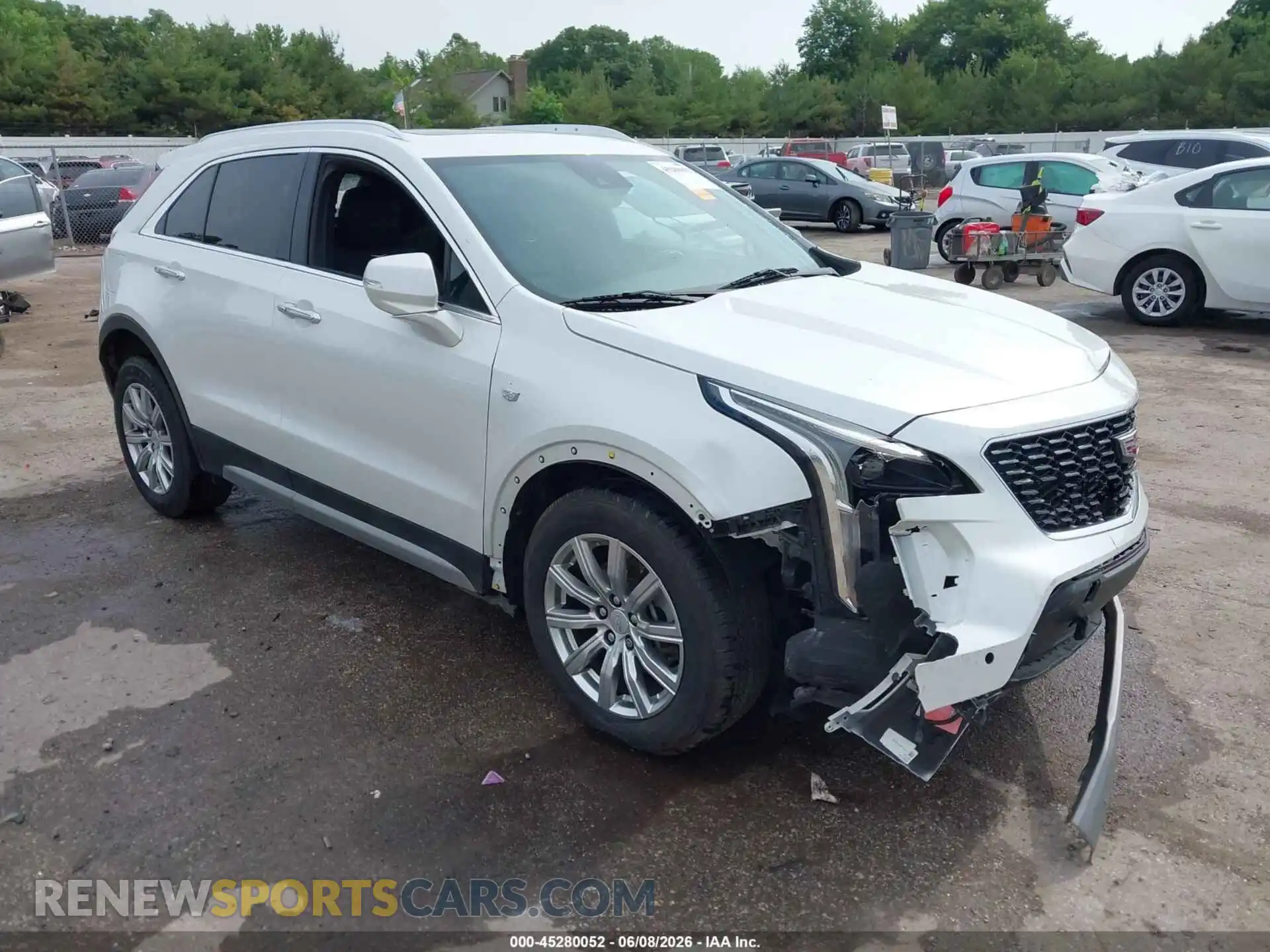 1 Photograph of a damaged car 1GYFZDR44NF134005 CADILLAC XT4 2022
