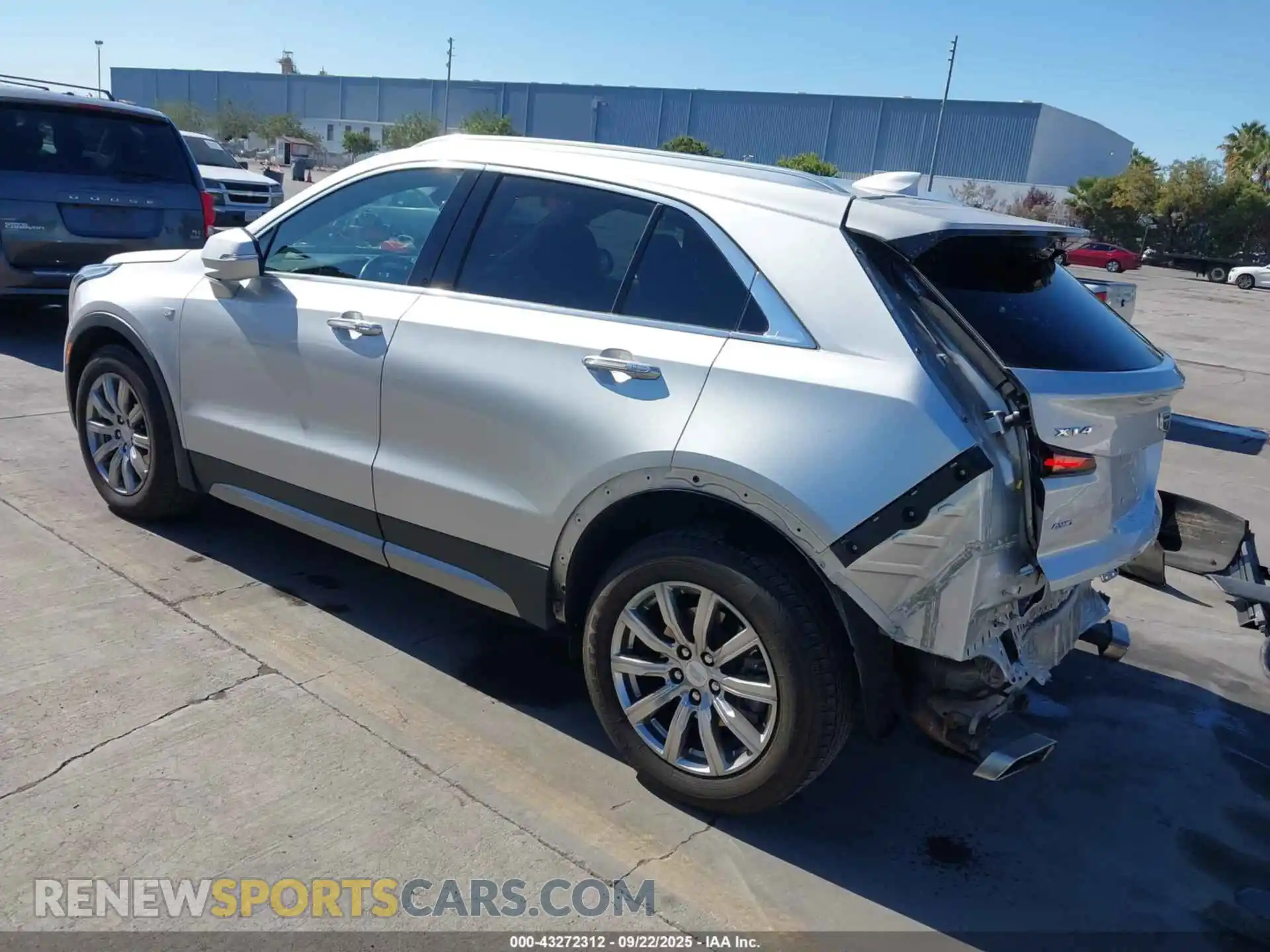3 Photograph of a damaged car 1GYFZDR47NF134712 CADILLAC XT4 2022