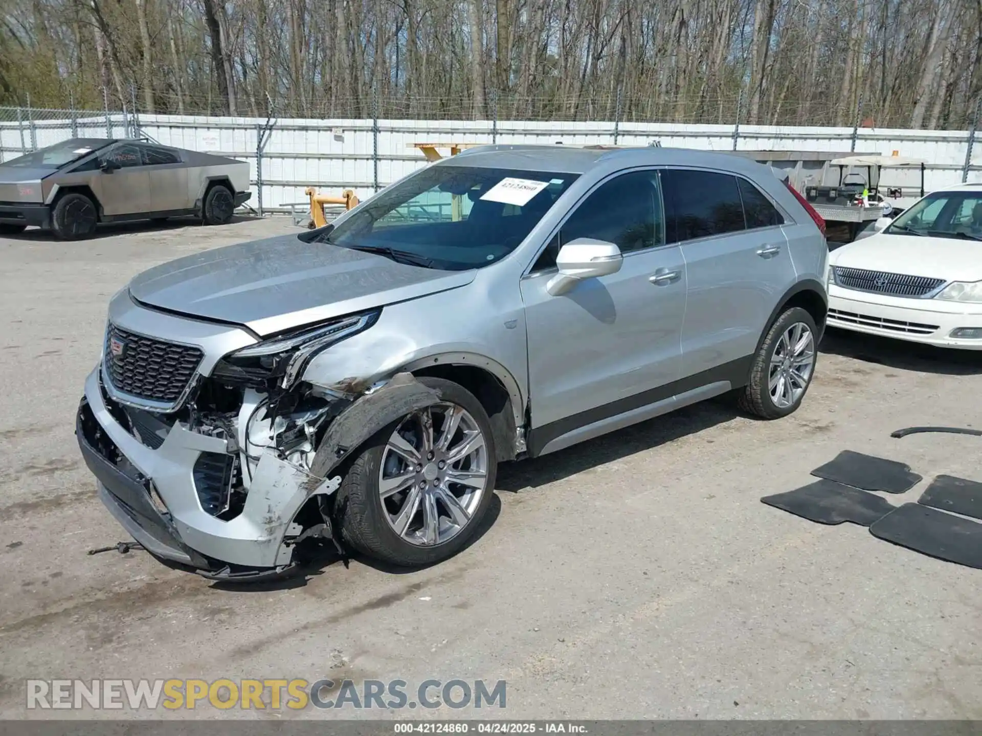 2 Photograph of a damaged car 1GYFZDR47NF157553 CADILLAC XT4 2022