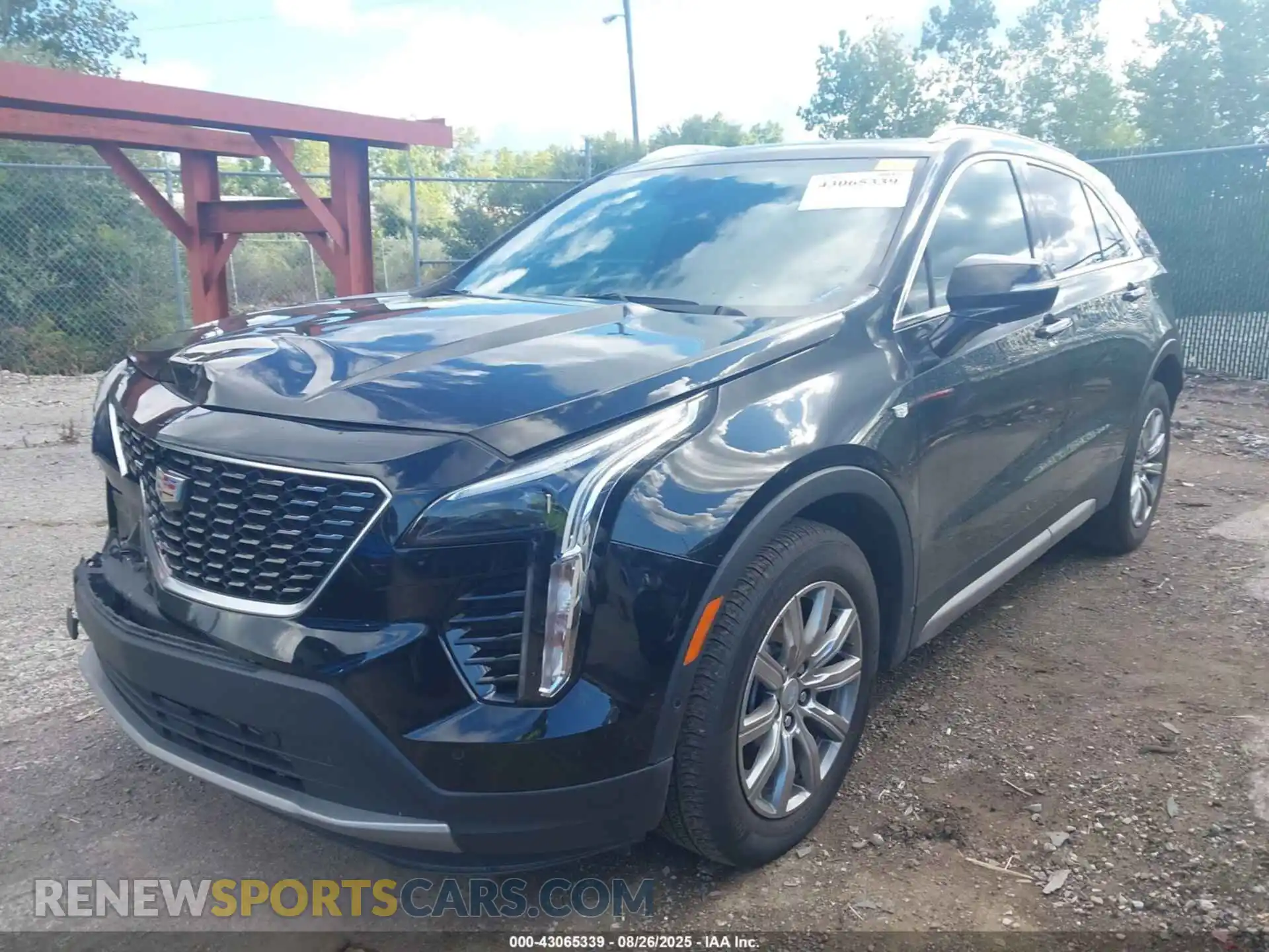 2 Photograph of a damaged car 1GYFZDR48NF140678 CADILLAC XT4 2022