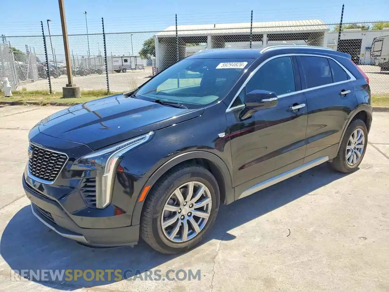 1 Photograph of a damaged car 1GYFZDR49NF100125 CADILLAC XT4 2022