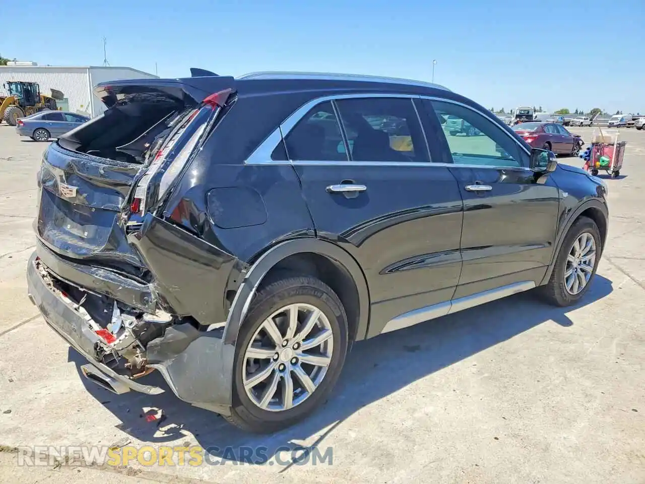3 Photograph of a damaged car 1GYFZDR49NF100125 CADILLAC XT4 2022