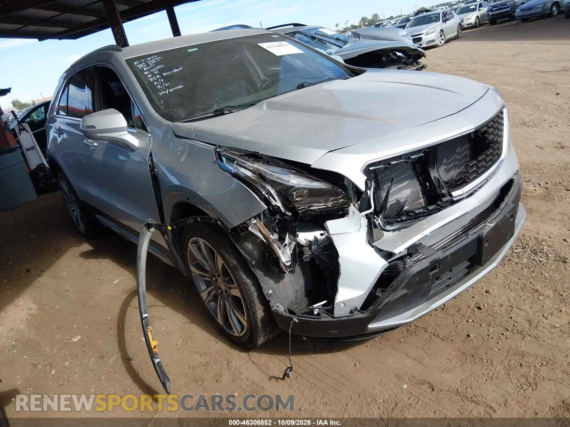1 Photograph of a damaged car 1GYFZDR4XNF107780 CADILLAC XT4 2022