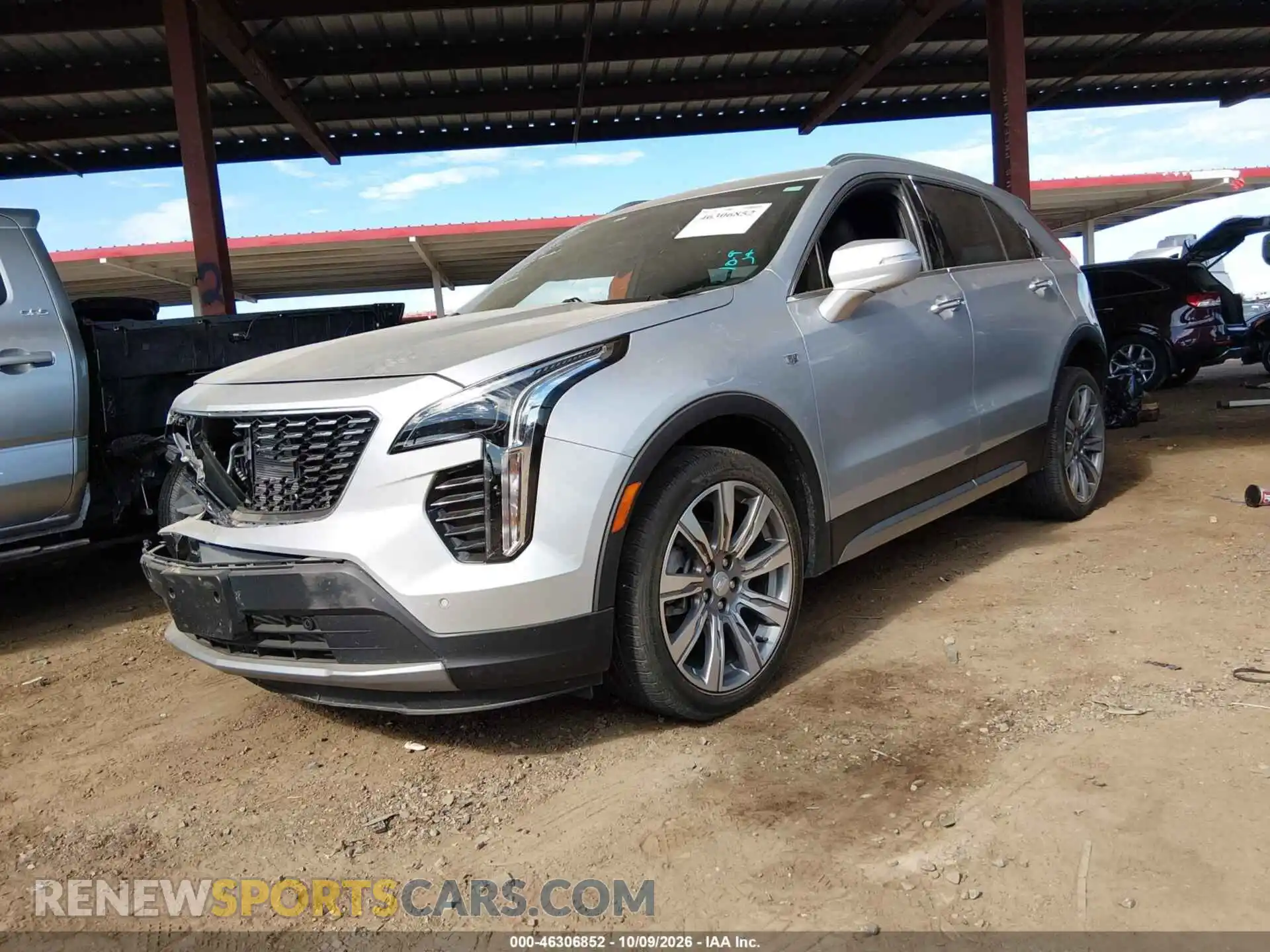 2 Photograph of a damaged car 1GYFZDR4XNF107780 CADILLAC XT4 2022