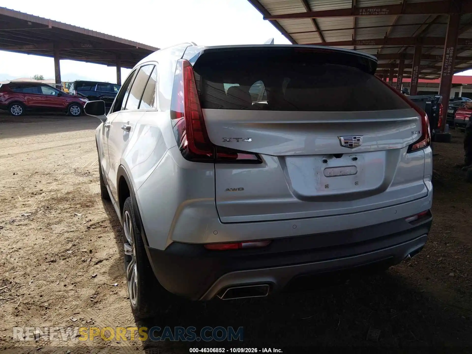 3 Photograph of a damaged car 1GYFZDR4XNF107780 CADILLAC XT4 2022