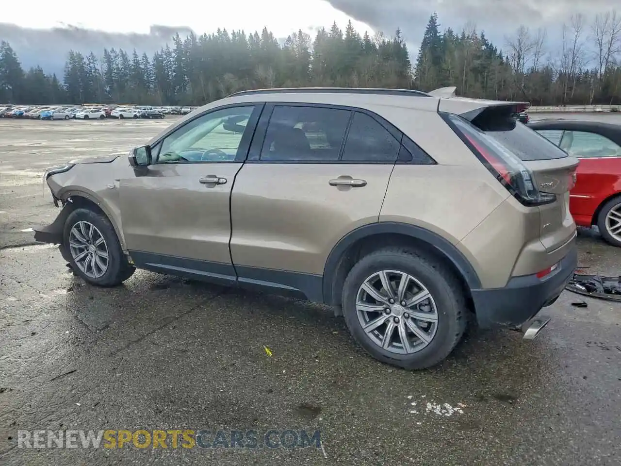 2 Photograph of a damaged car 1GYFZFR46NF113538 CADILLAC XT4 2022