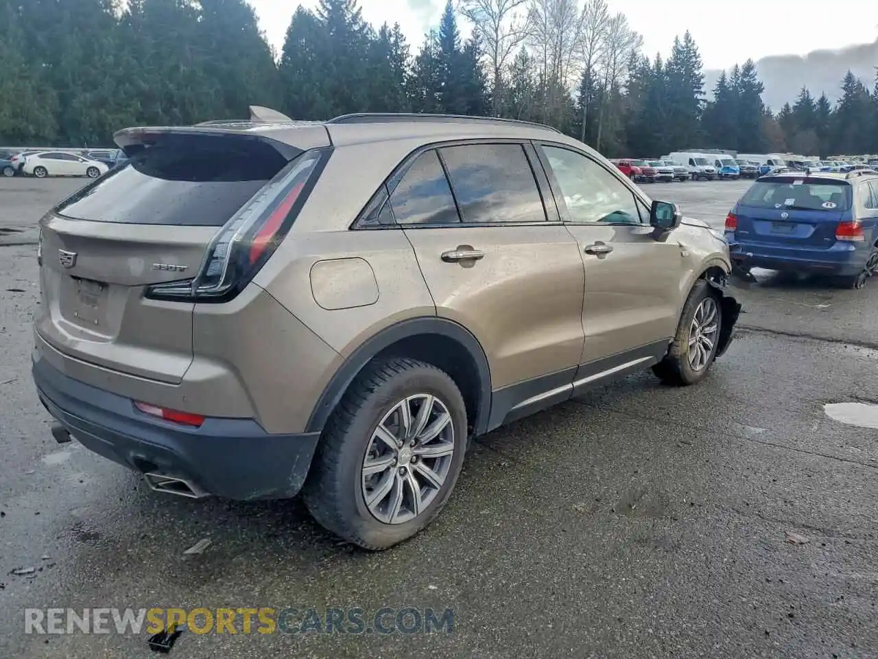 3 Photograph of a damaged car 1GYFZFR46NF113538 CADILLAC XT4 2022