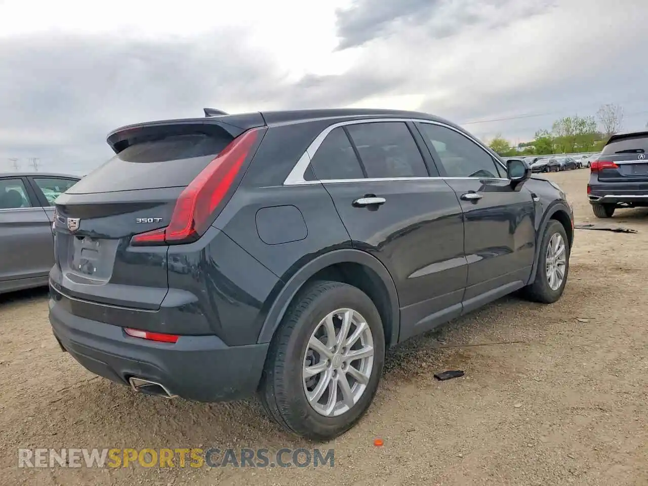 3 fotografías del automóvil dañado 1GYAZAR40PF142355 CADILLAC XT4 2023