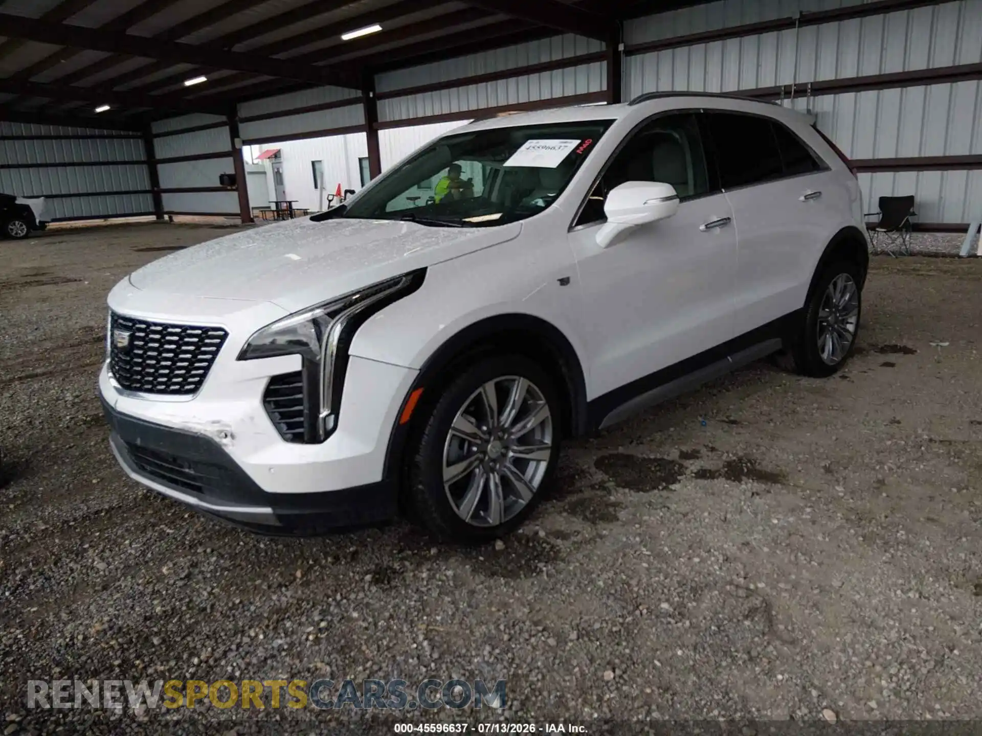 2 fotografías del automóvil dañado 1GYFZCR41PF107891 CADILLAC XT4 2023