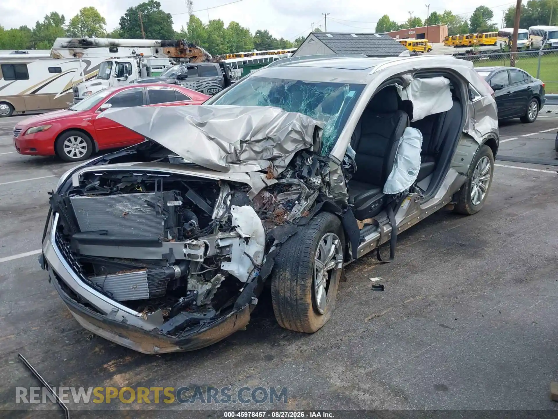 2 Photograph of a damaged car 1GYFZCR43PF126880 CADILLAC XT4 2023