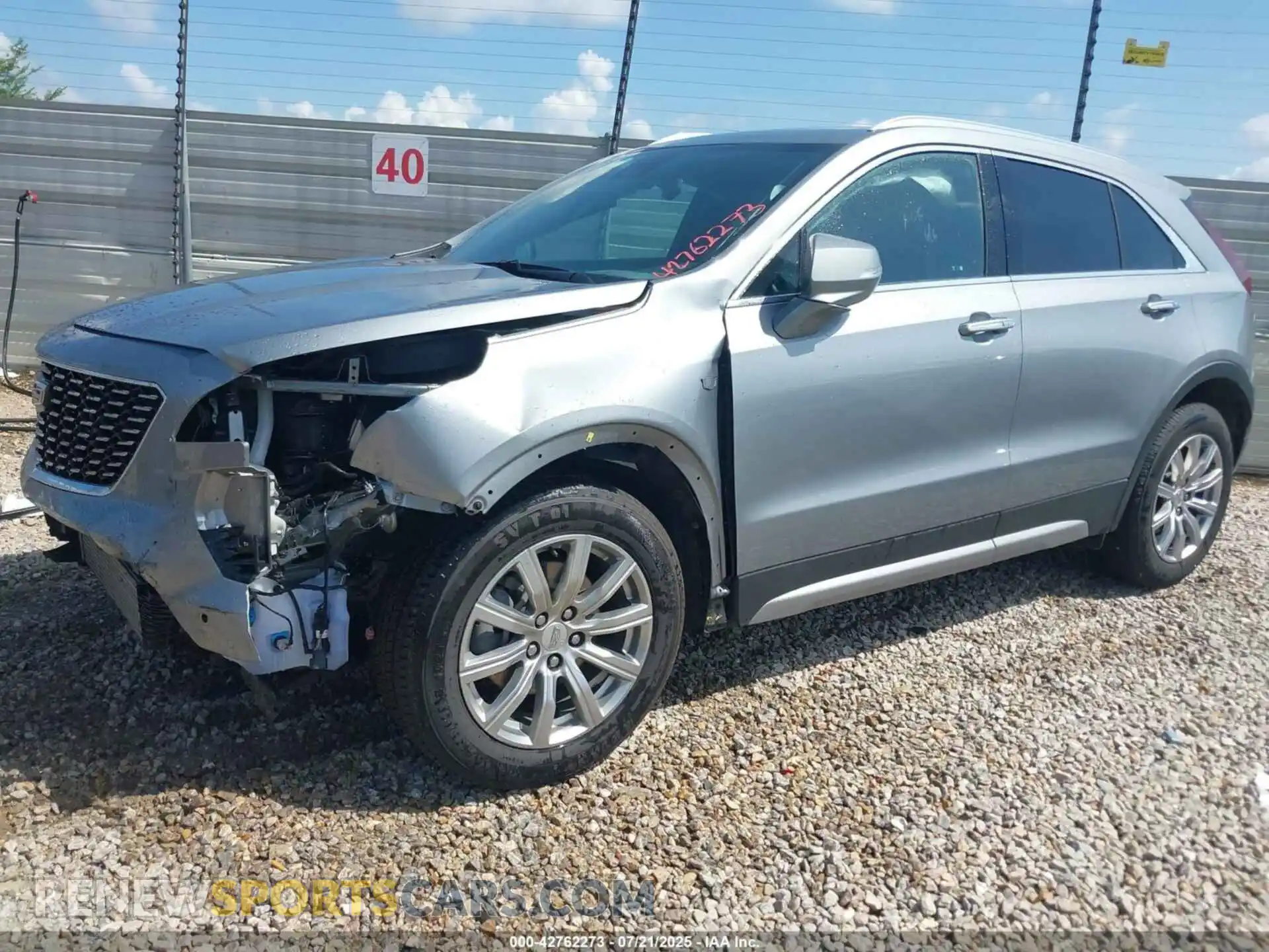 2 Photograph of a damaged car 1GYFZCR45PF199216 CADILLAC XT4 2023