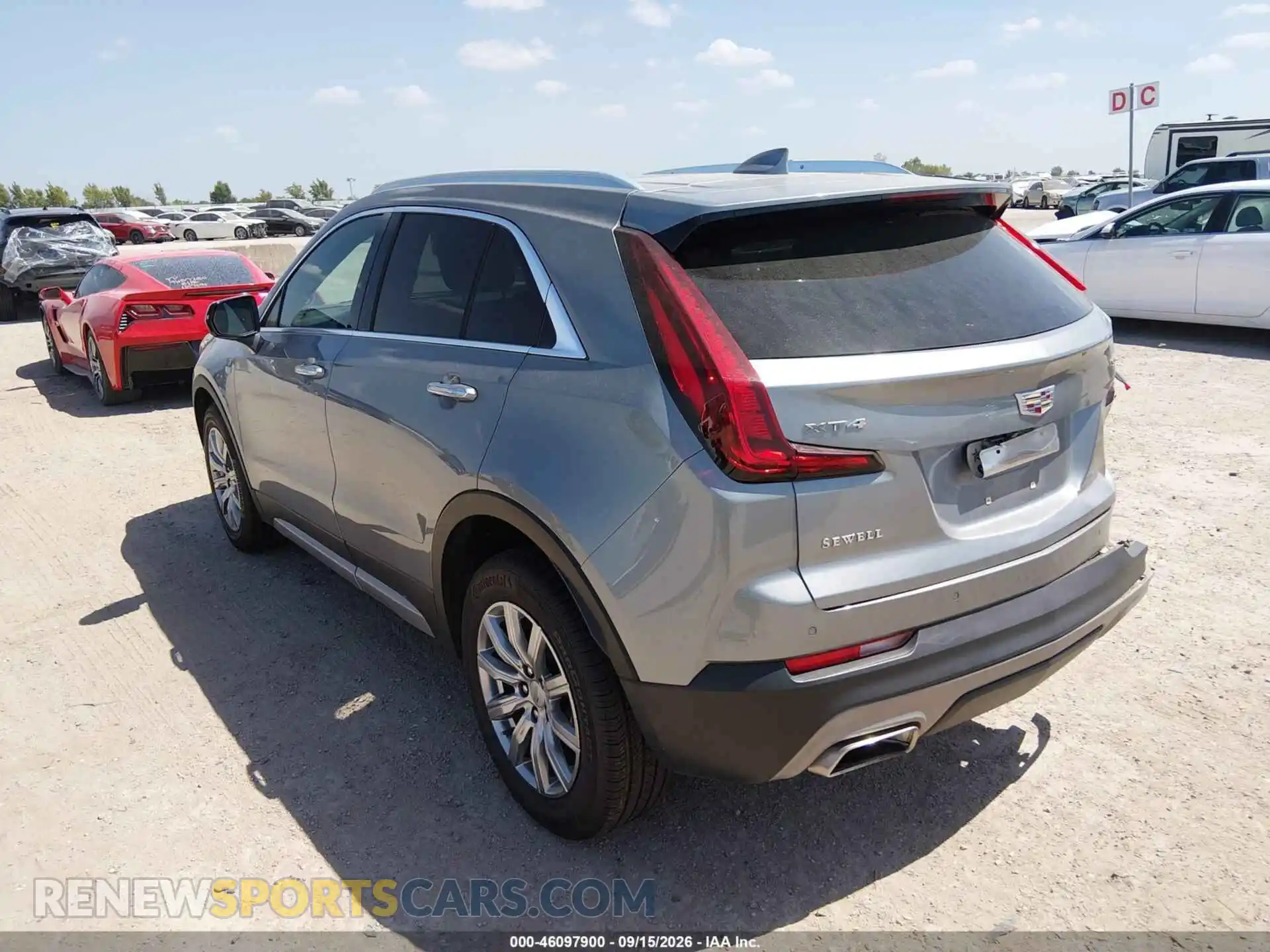 3 fotografías del automóvil dañado 1GYFZCR48PF124249 CADILLAC XT4 2023
