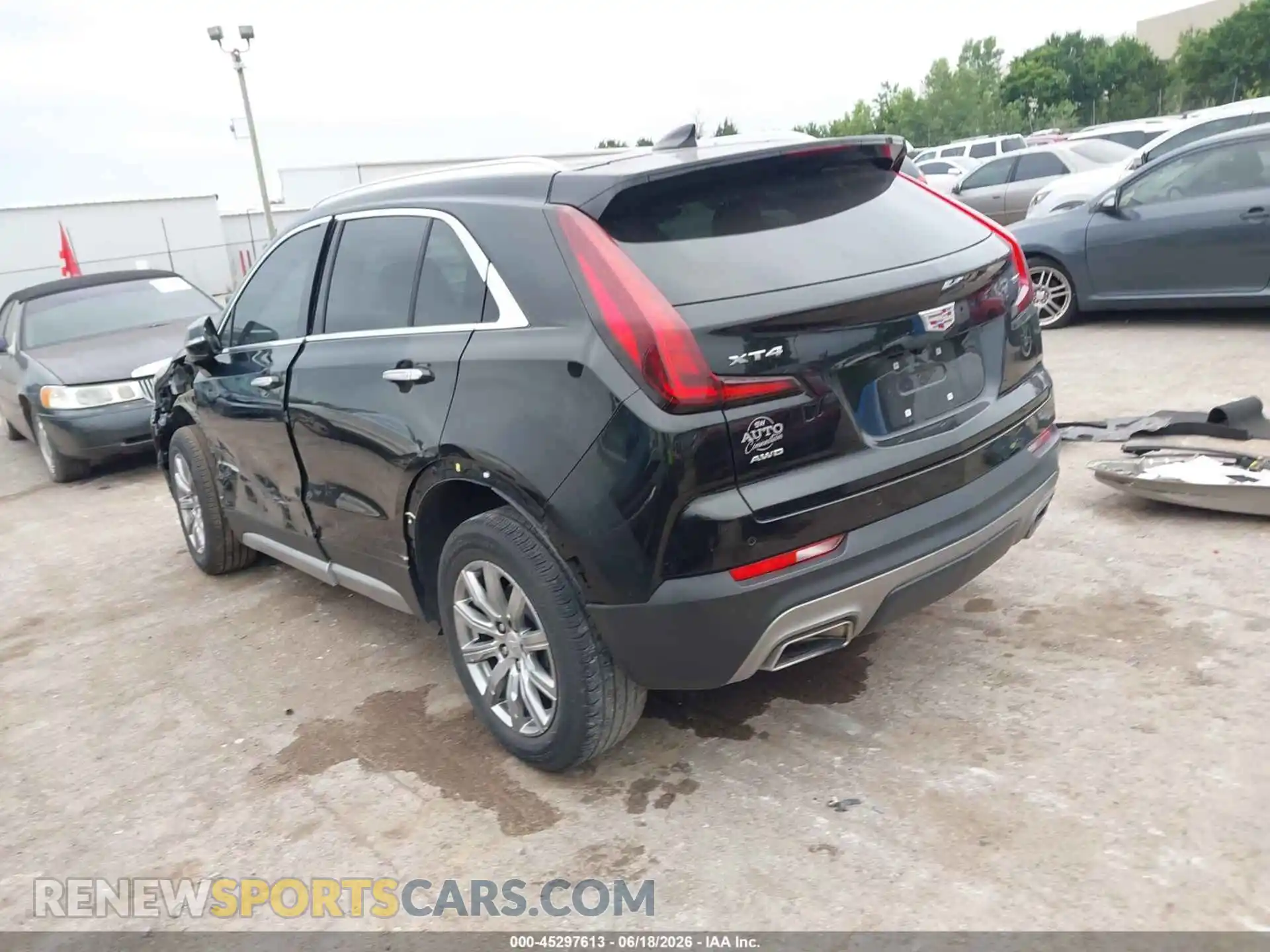 3 fotografías del automóvil dañado 1GYFZDR41PF160208 CADILLAC XT4 2023