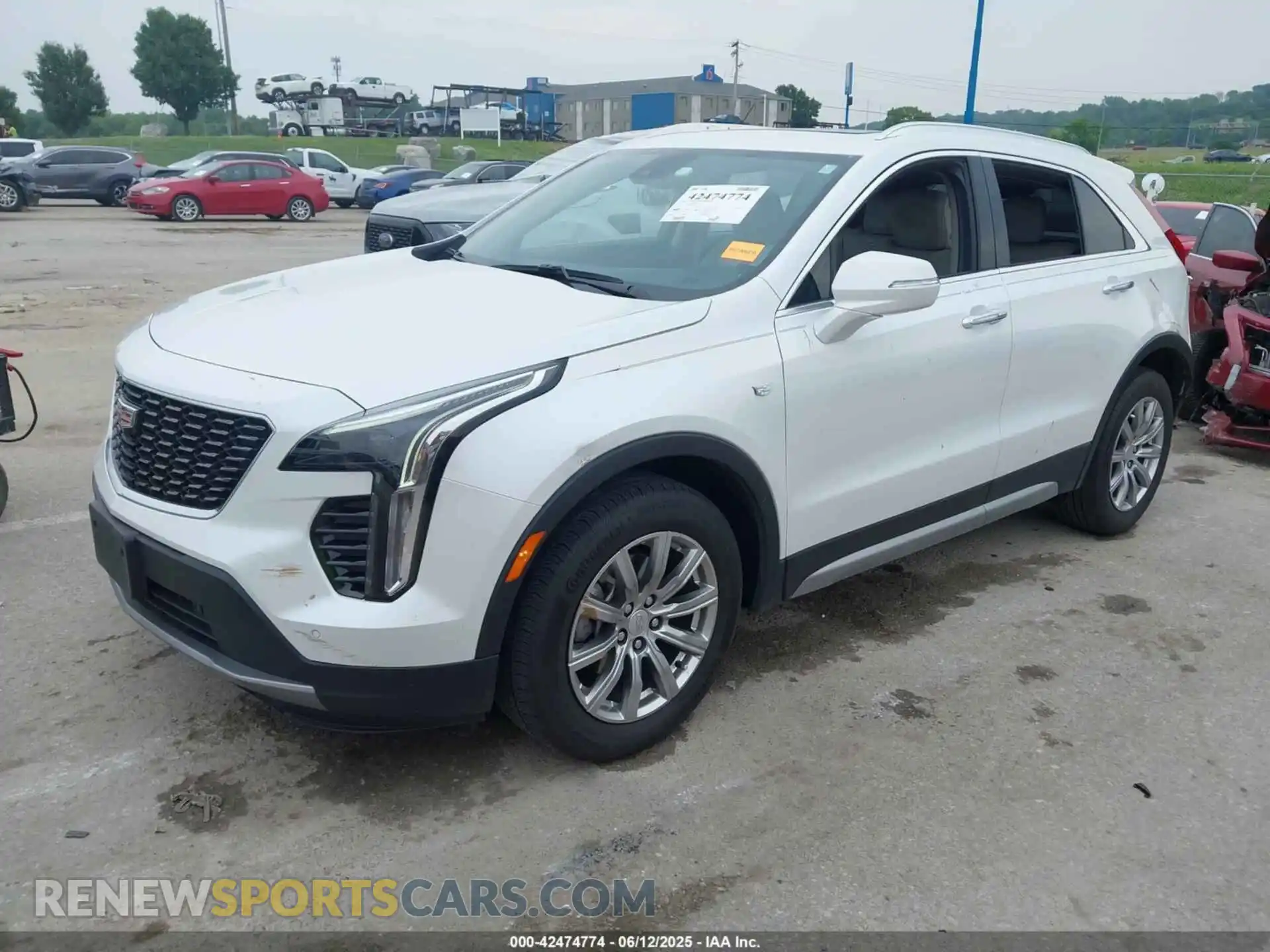 2 Photograph of a damaged car 1GYFZDR43PF176779 CADILLAC XT4 2023