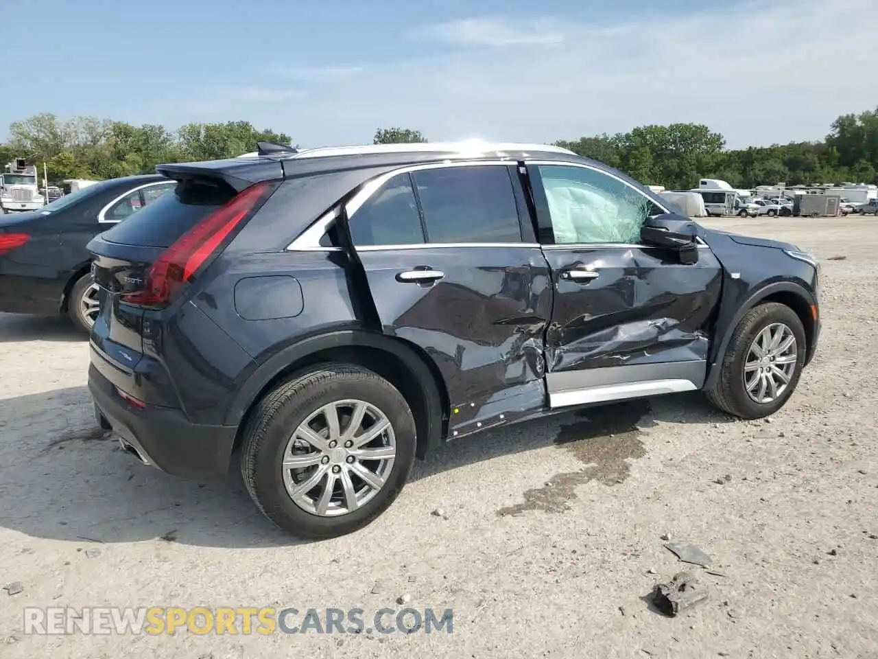 3 Photograph of a damaged car 1GYFZDR48PF179600 CADILLAC XT4 2023